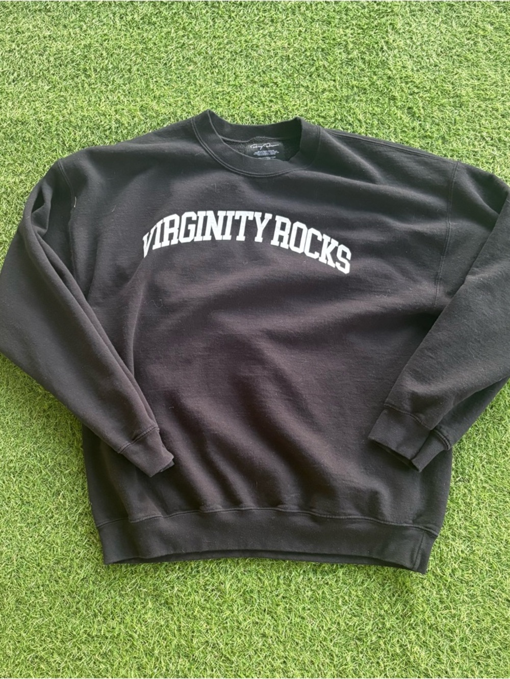 Danny Duncan Virginity Rocks Crewneck Sweatshirt Black XL
